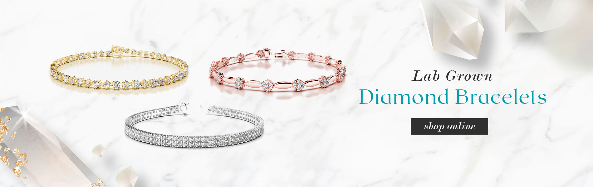 Lab Grown Diamond Bracelets