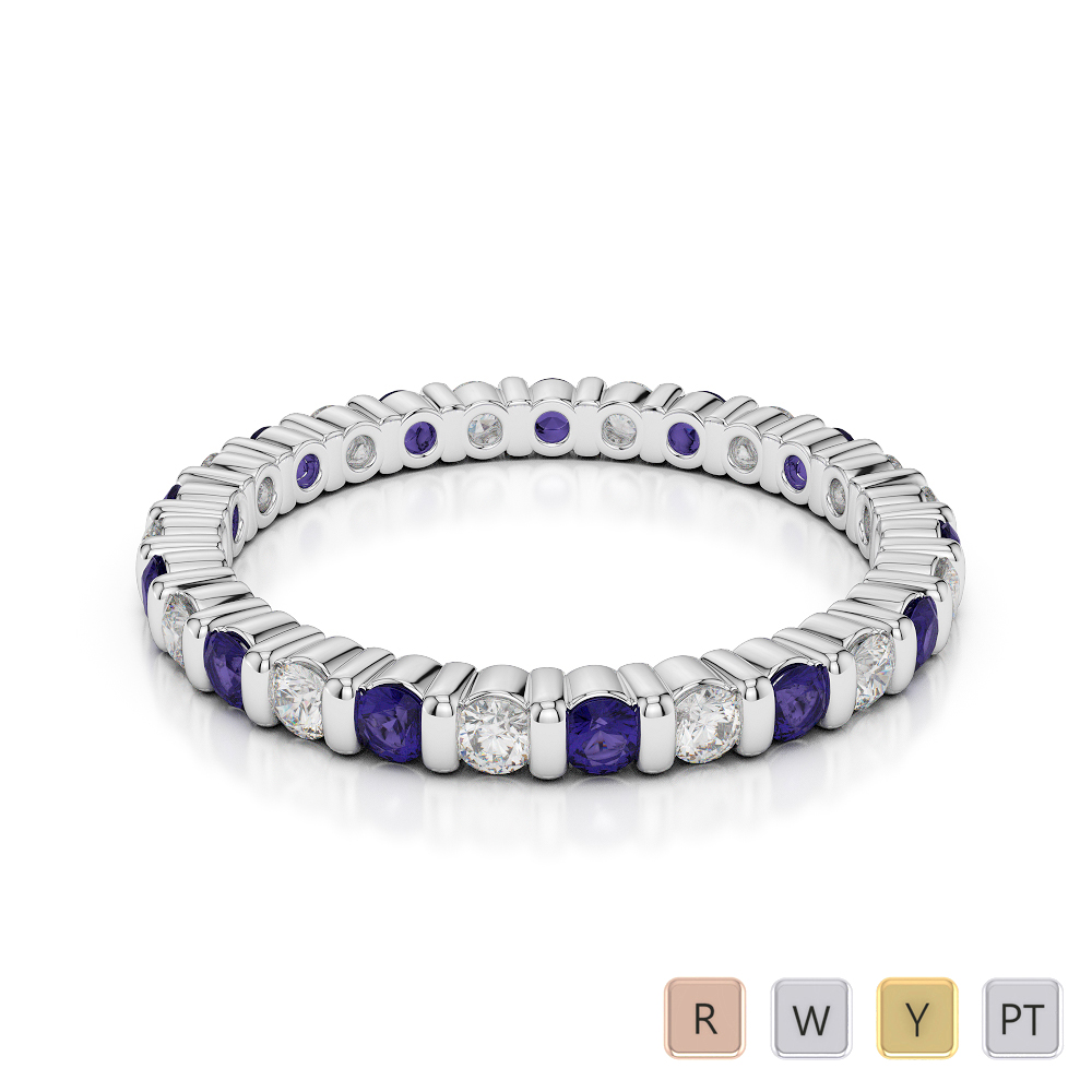 Ring 14K 5.00ctw Amethyst Eternity Band - 14K Yellow Gold Eternity Band,  Rings - RRING254221 | The RealReal